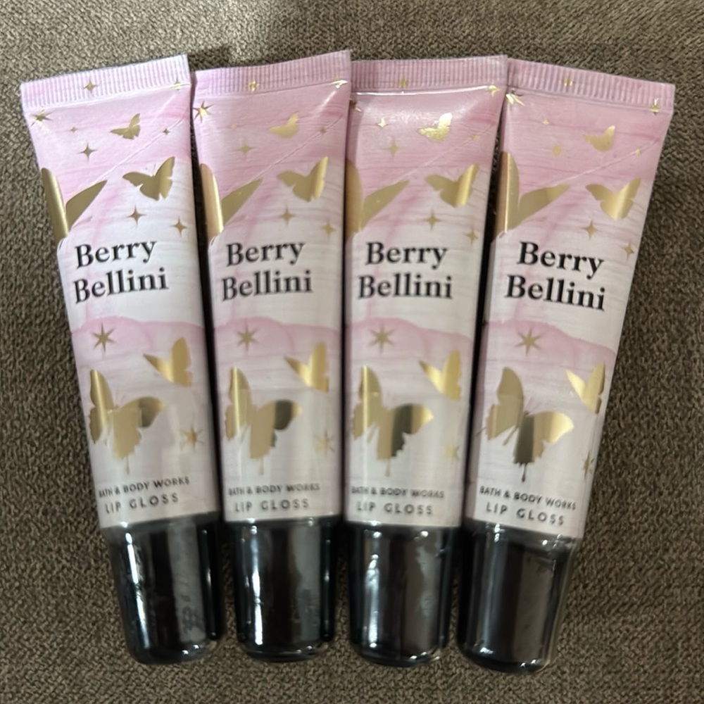 BBW 4pc lip gloss Berry Bellini